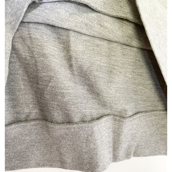 Noisy May Gray Sweatshirt with Elbow Stripe - Picture 7 of 9